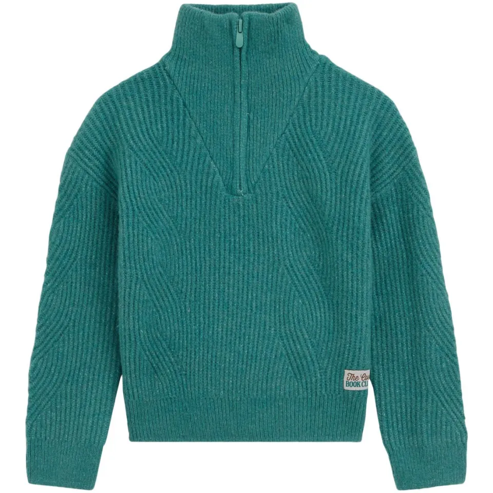 WE Fashion gebreide trui met wol - groen, foto 2
