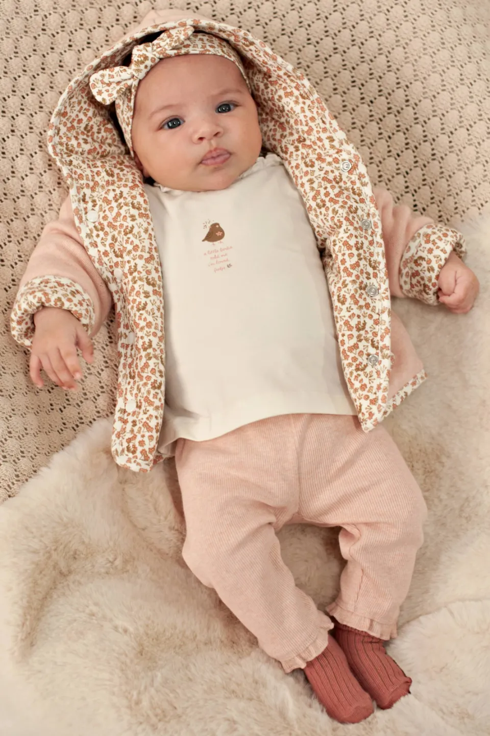 Feetje Fall in Love babybroek lichtroze