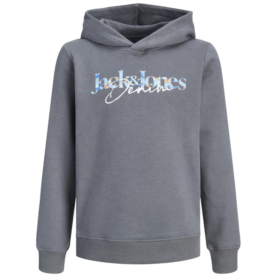 Jack & Jones JUNIOR hoodie met print - grijs, foto 2