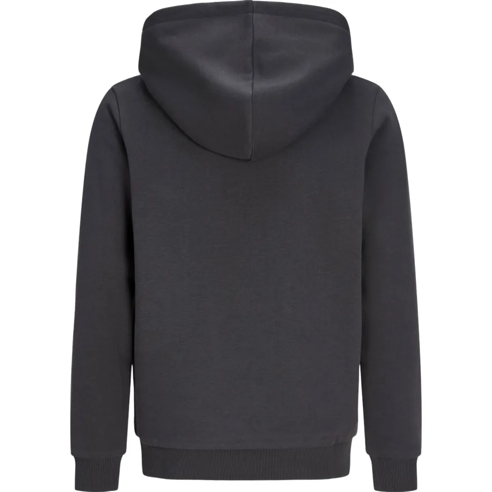 Jack & Jones JUNIOR hoodie met logo - donkergrijs, foto 4