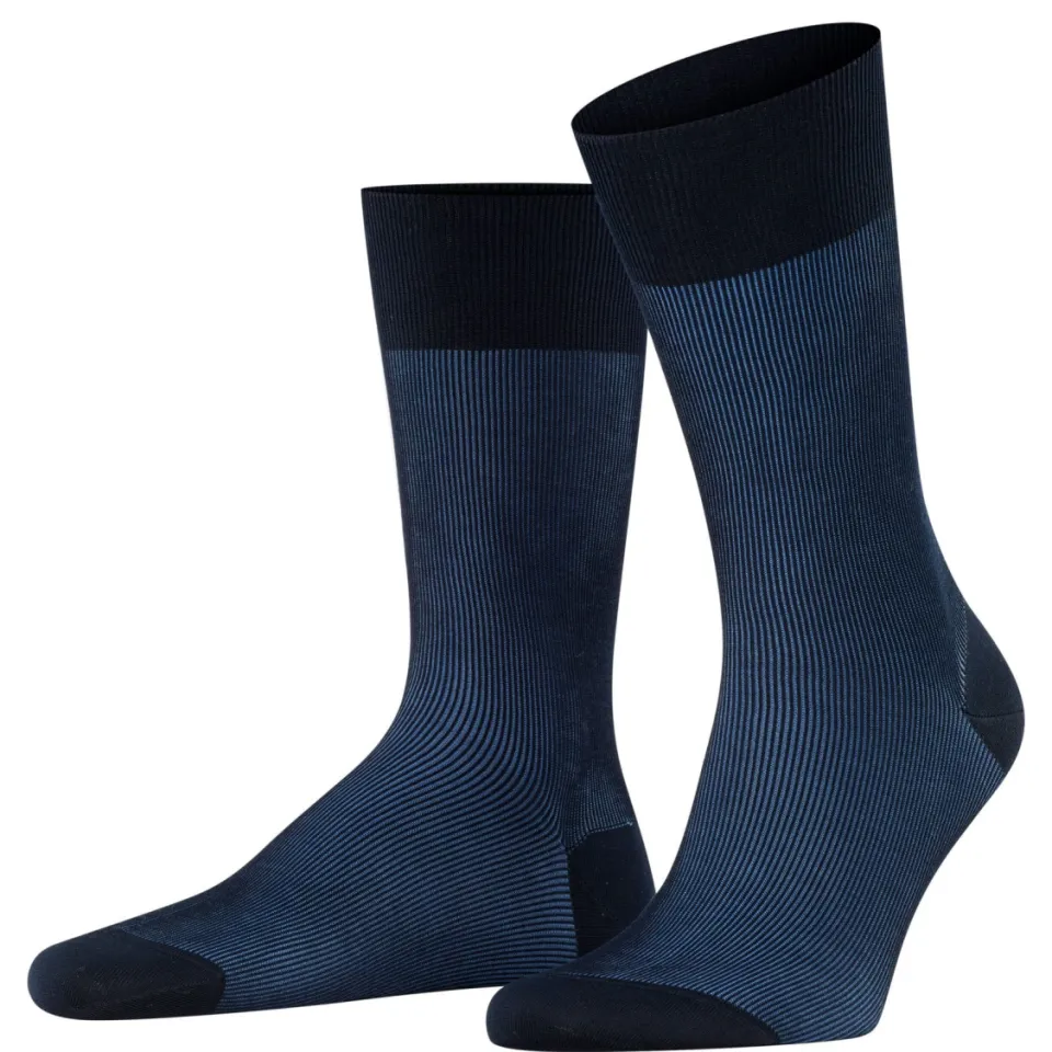 Falke Fine Shadow sokken donkermarineblauw Donker marine