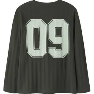 NAME IT longsleeve met backprint donkerbruin, foto 2