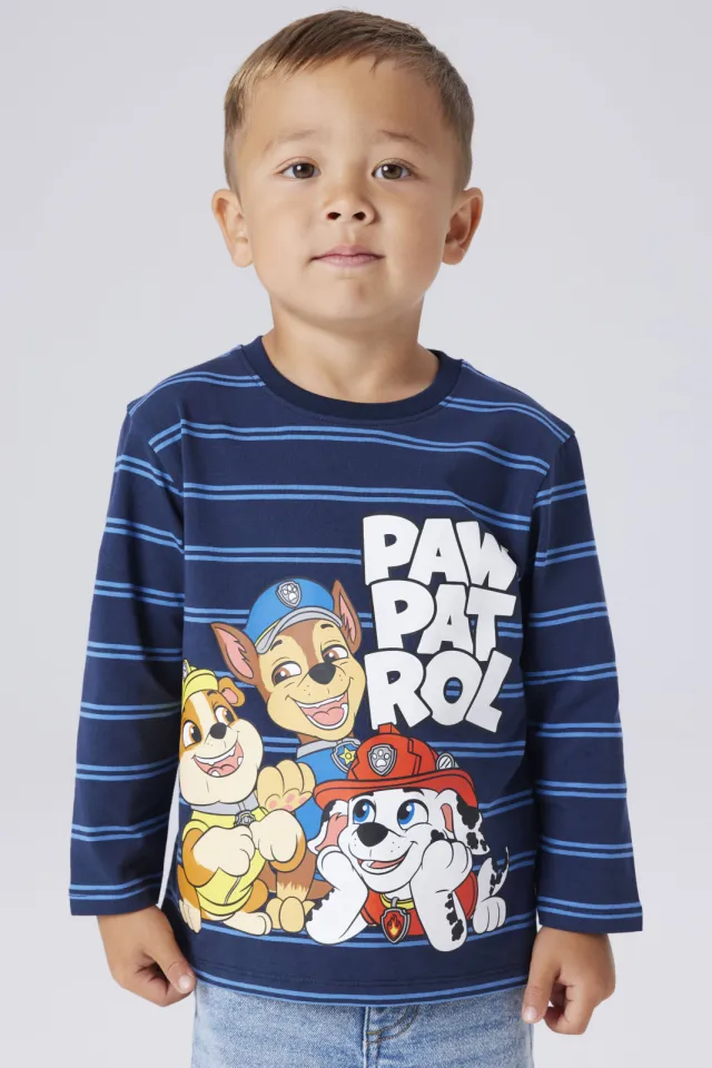 NAME IT Paw Patrol longsleeve donkerblauw