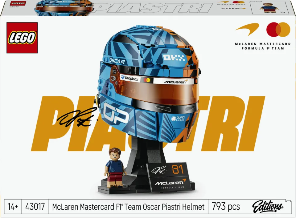 Lego Editions Formula 1 McLaren Mastercard F1 Team Helm van Oscar Piastri Bouwpakket 43017, foto 3