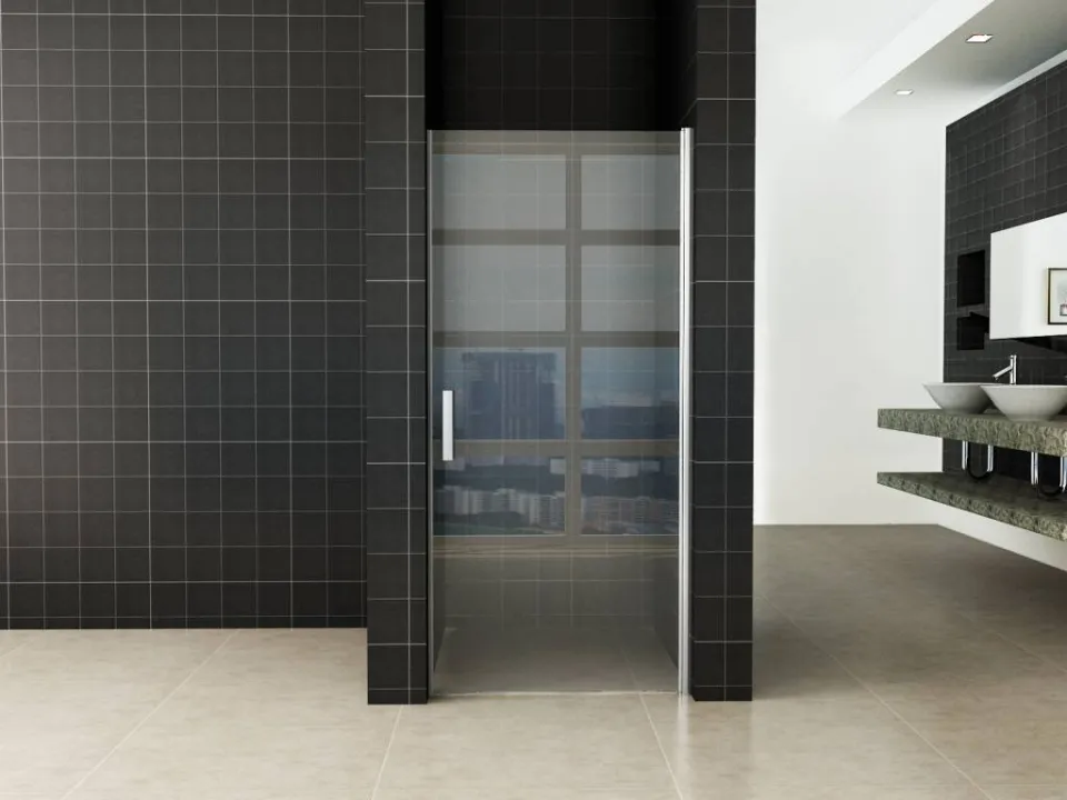 Wiesbaden Douchedeur Eco | Profiel 100x195cm | 6mm Helder glas | Nisdeur, foto 2
