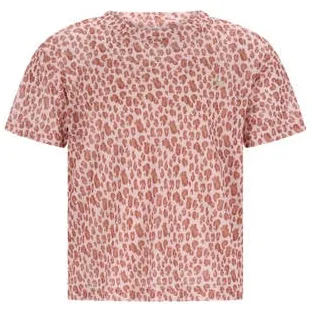 Like Flo T-shirt met panterprint roze, foto 3