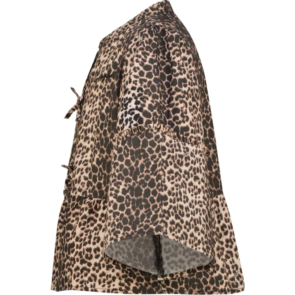 Vingino blouse bruin met panterprint, foto 3