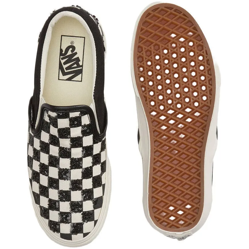 Vans Slip-On Checkerboard katoenen geruite sneakers - zwart/wit, foto 5