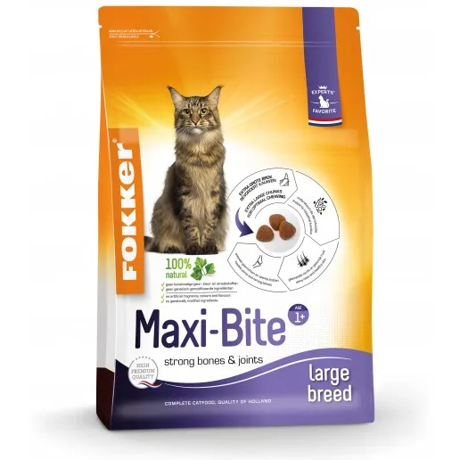 Fokker Maxi-Bite kattenvoer Large Breed