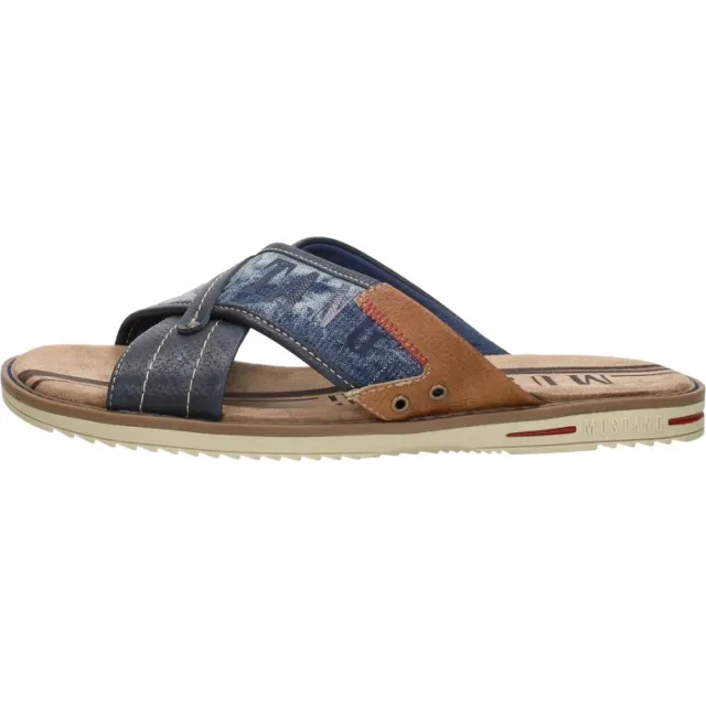Mustang slippers blauw