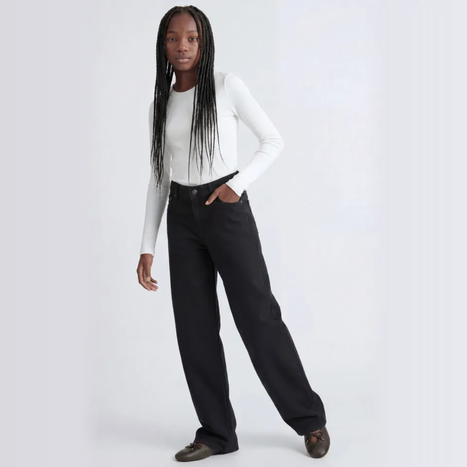 JJXX GIRL JXFUJI barrel jeans - zwart, foto 5
