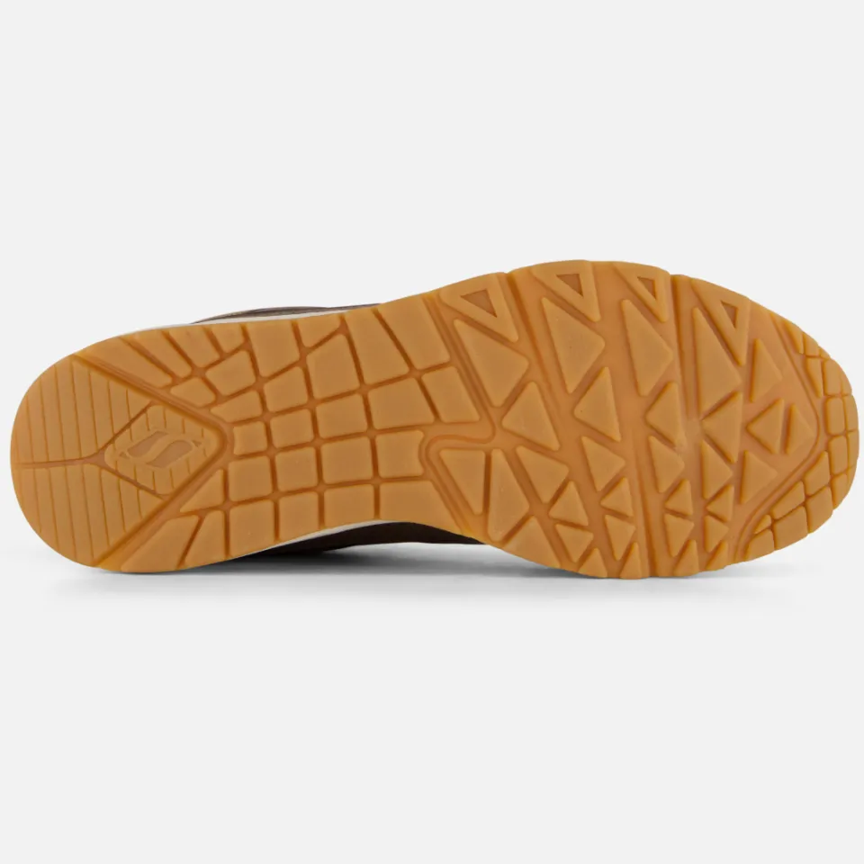 Skechers Uno-Retro One lage sneakers bruin, foto 6