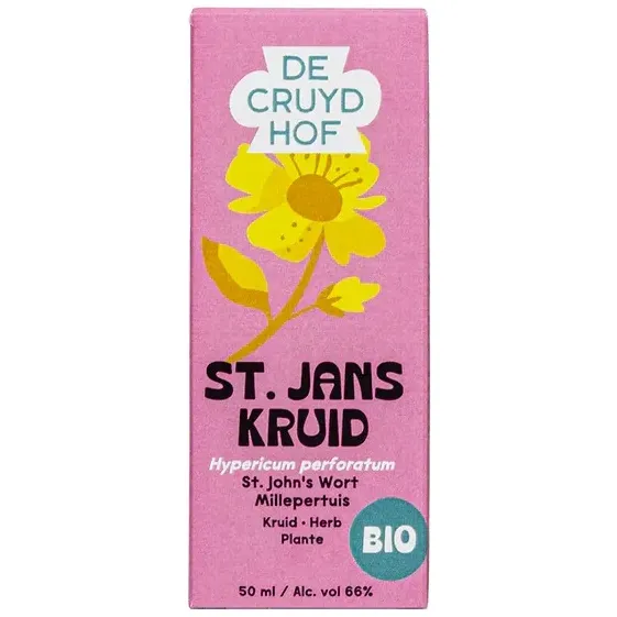 De Cruydhof Cruydhof Sint Janskruid Hypericum perforatum Bio Druppels