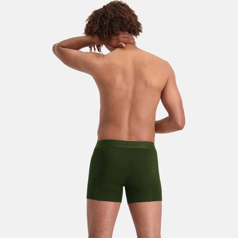 Bamboo Basics Rico boxershort donkergroen/blauw/zwart, foto 3