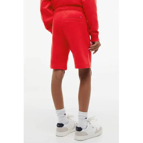 Tommy Hilfiger sweatshort rood, foto 7