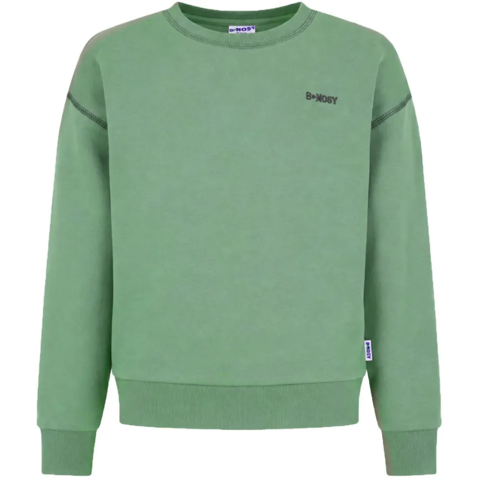 B.Nosy rechtvallende sweater met backprint - groen, foto 2