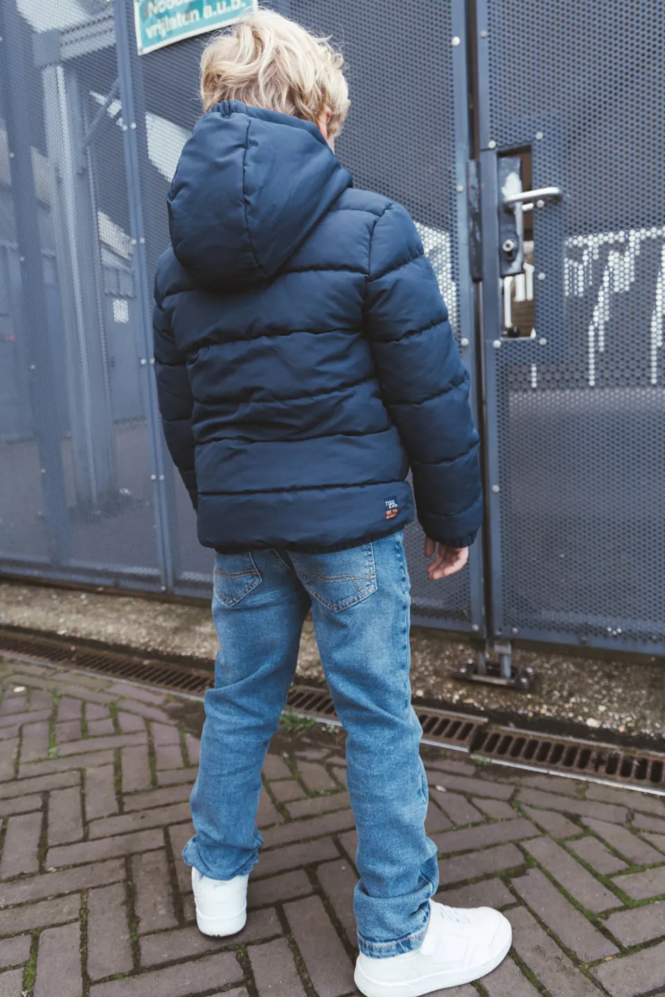TYGO & vito gewatteerde winterjas donkerblauw, foto 6