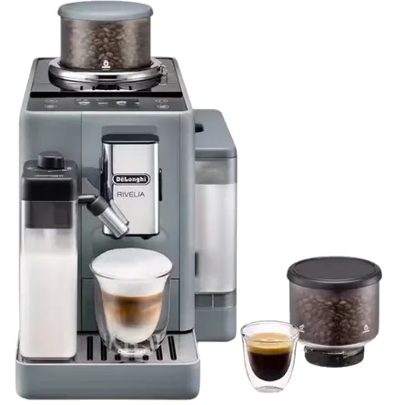 DeLonghi Rivelia EXAM440.55.G volautomatische espressomachine grijs