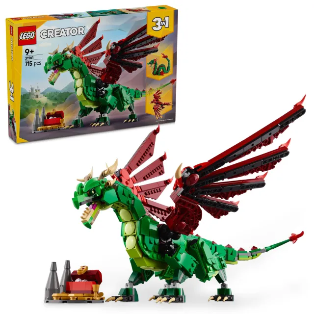 Lego Creator 3in1 Middeleeuwse draak, speelgoedset 31161