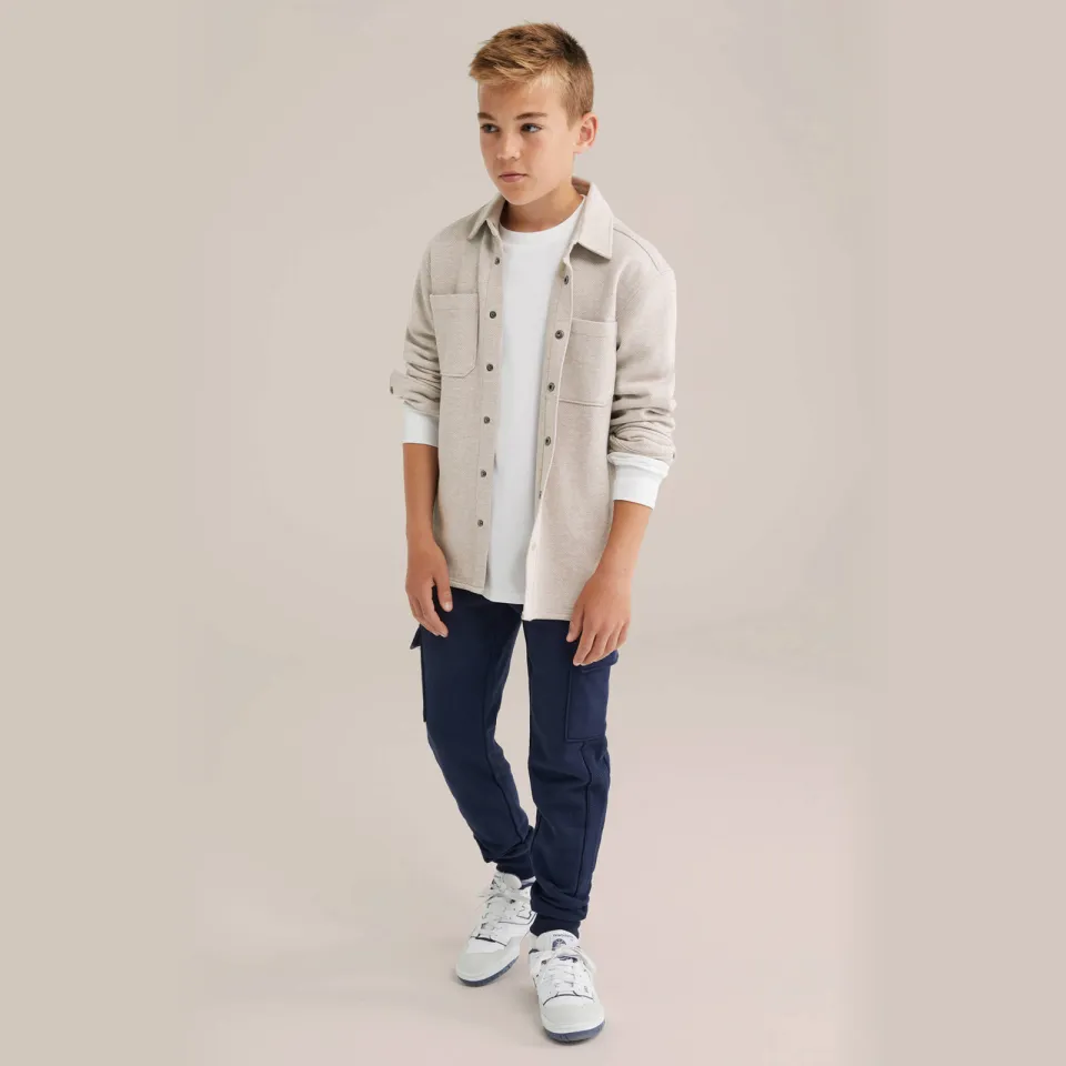 WE Fashion overshirt beige, foto 5