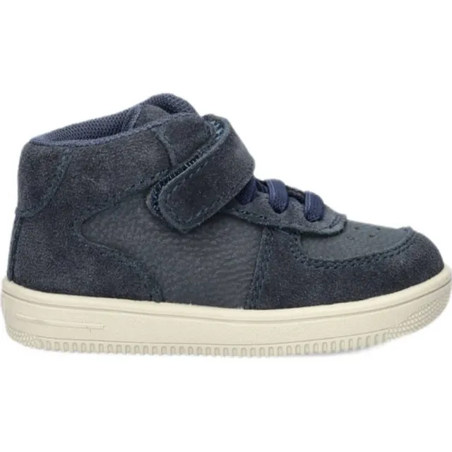 Nelson Kids suède sneakers donkerblauw