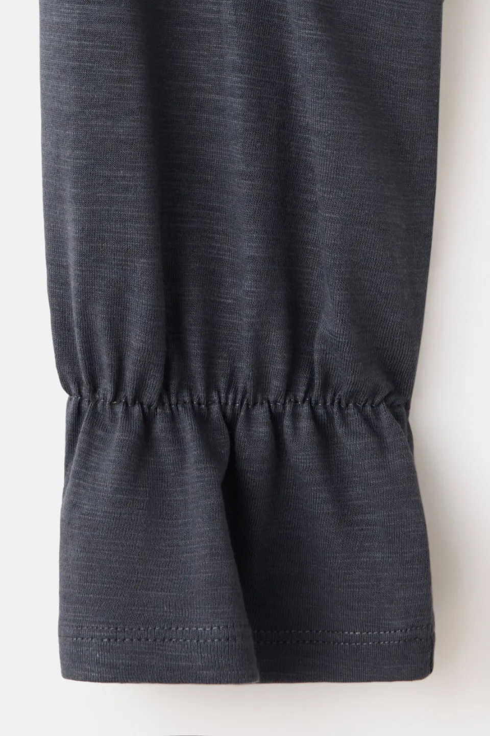 Mango longsleeve met ruches antraciet, foto 7