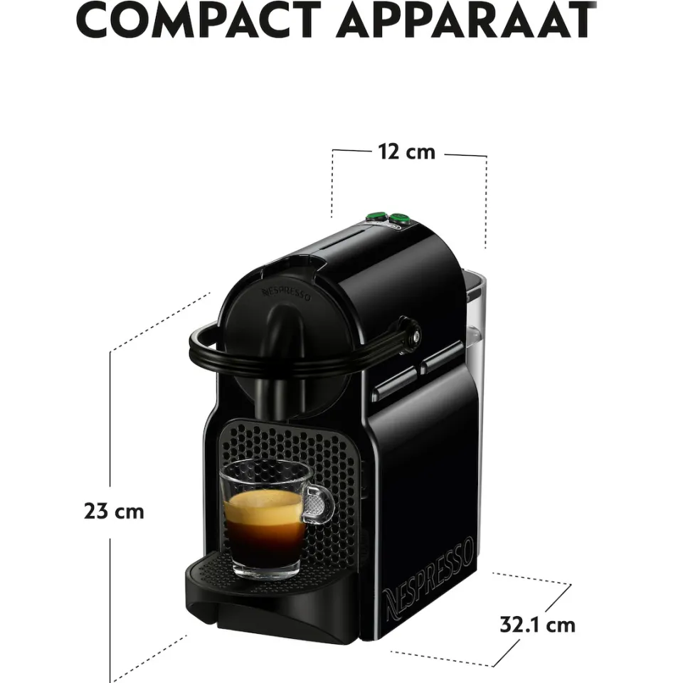 DeLonghi Nespresso Inissia EN80.B espressomachine zwart, foto 3