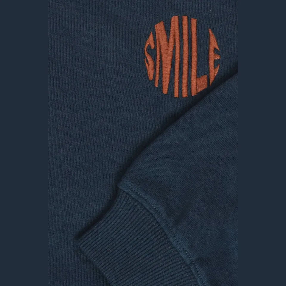 Tumble 'n Dry oversized sweater met backprint - donkerblauw, foto 5