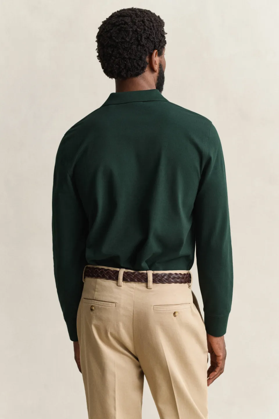 Gant regular fit piqué polo - groen, foto 4