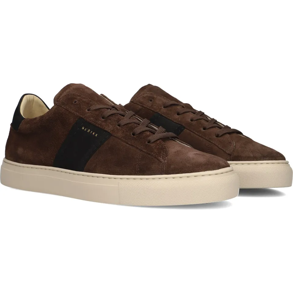 Nubikk Jase Morris lage sneaker bruin, foto 3