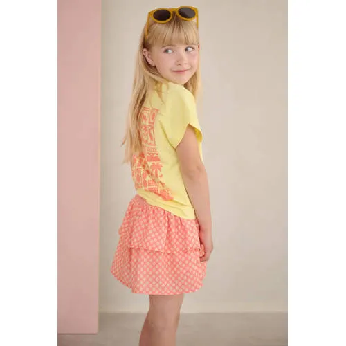 Nono T-shirt met backprint geel, foto 5