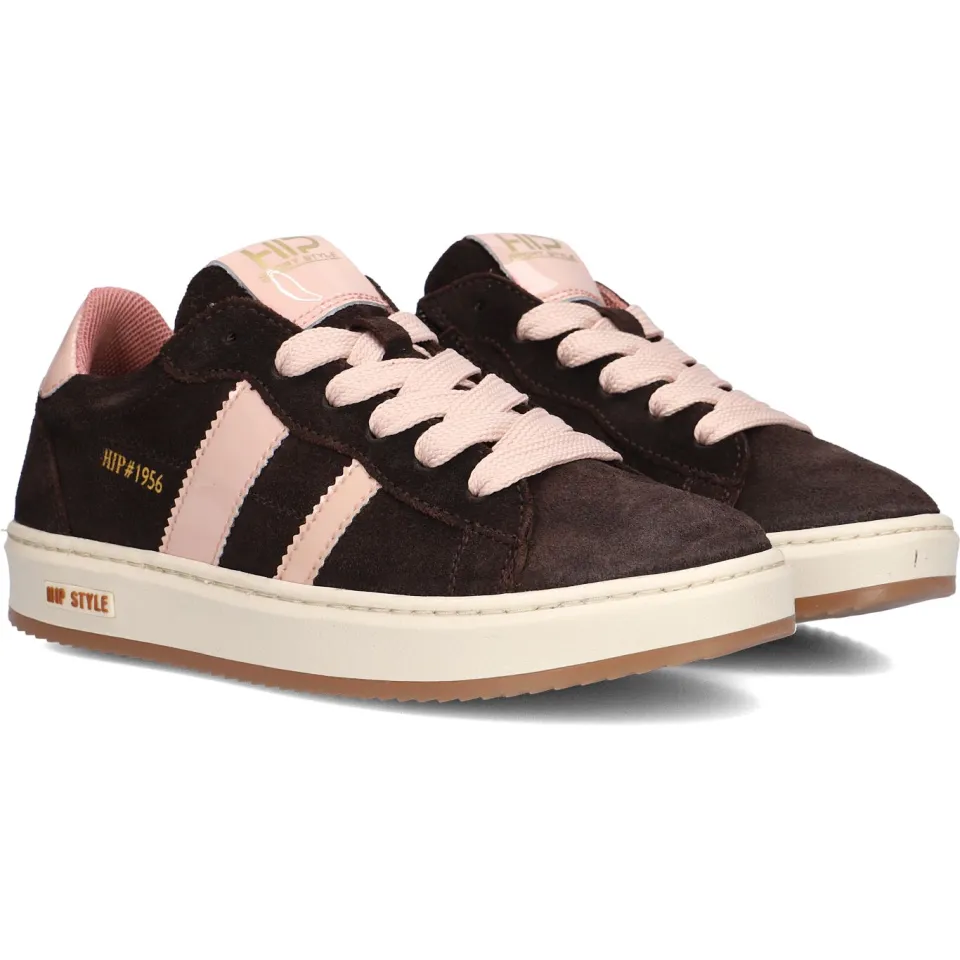 Hip H1811 lage sneakers bruin, foto 2