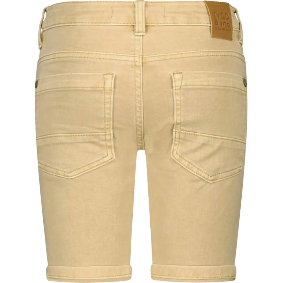 TYGO & vito Quinn denimshort zand, foto 3