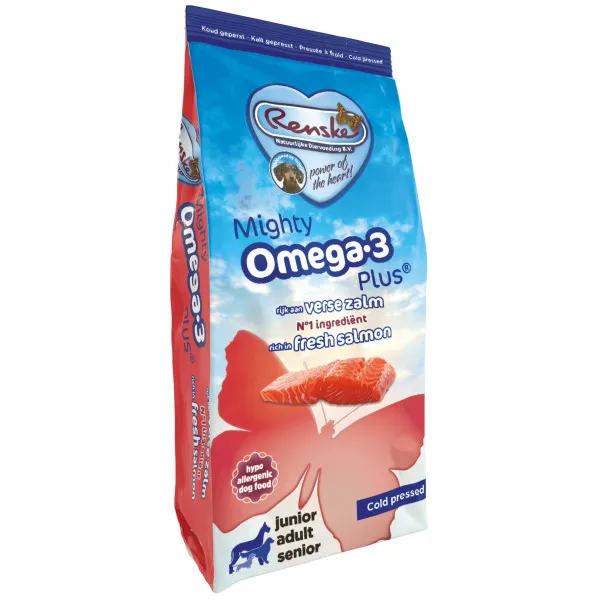 Renske Mighty Omega-3 Plus hondenvoer zalm
