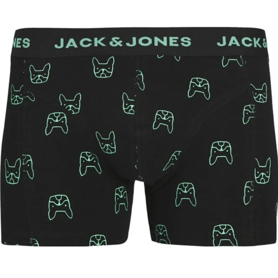 Jack & Jones boxershorts met print (set van 3) groen/zwart/donkerblauw, foto 3