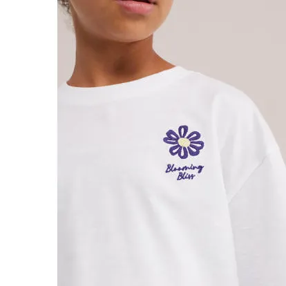 WE Fashion T-shirt wit met bloemenprint, foto 6
