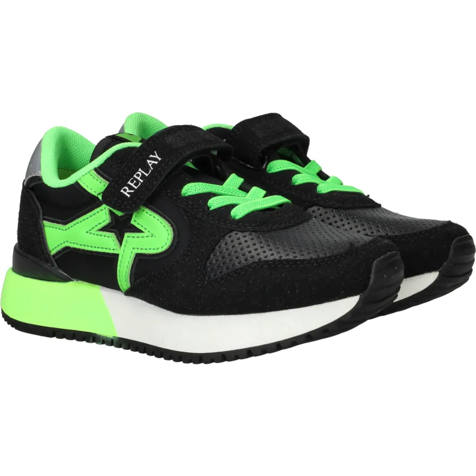 Replay Fiber JR 7 sneaker zwart, foto 2