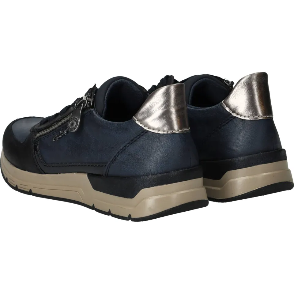 Rieker 291899 instappers blauw, foto 3