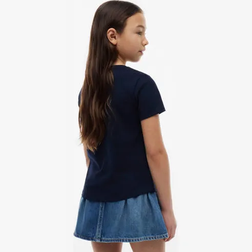 Tommy Hilfiger t-shirt donkerblauw met tekst, foto 3