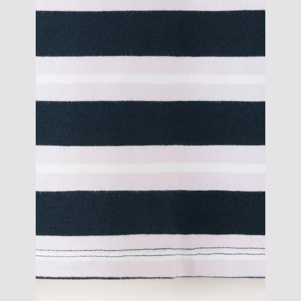 Mango longsleeve gestreept marineblauw, foto 7