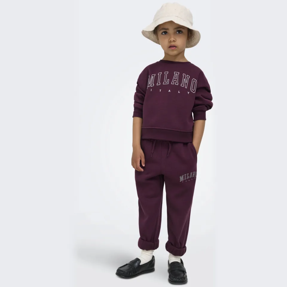 KIDS ONLY MINI rechtvallende sweater met tekst - paars, foto 7