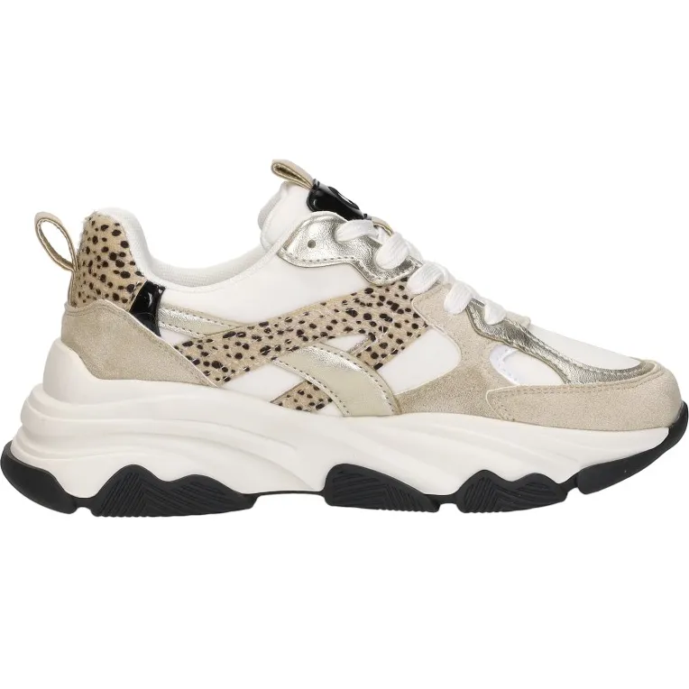Sub55 lage sneakers beige