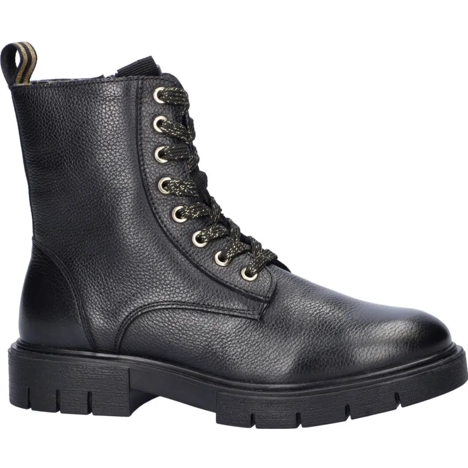 Nelson Kids leren veterboots zwart, foto 6