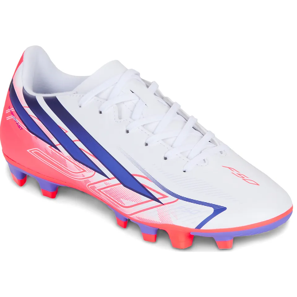Adidas F50 Hyperfast Club Gras / Kunstgras Voetbalschoenen (MG) Wit Paars Roze, foto 3