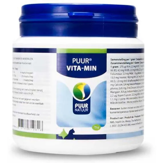 Puur Vita-Min voor hond en kat 250 g