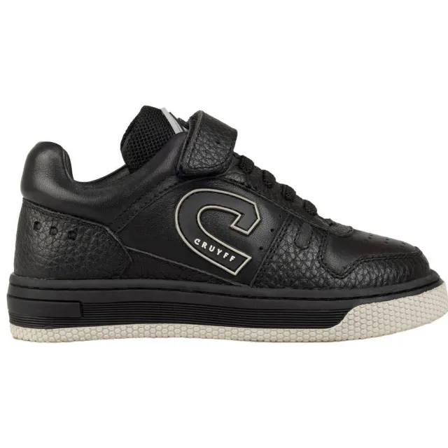 Cruyff leren sneakers - zwart/grijs