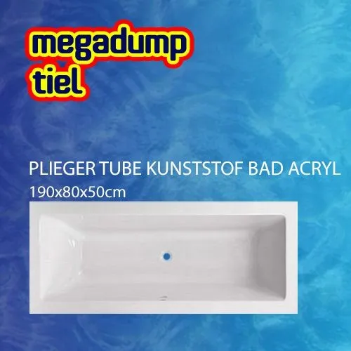 Plieger Tube duoligbad acryl wit