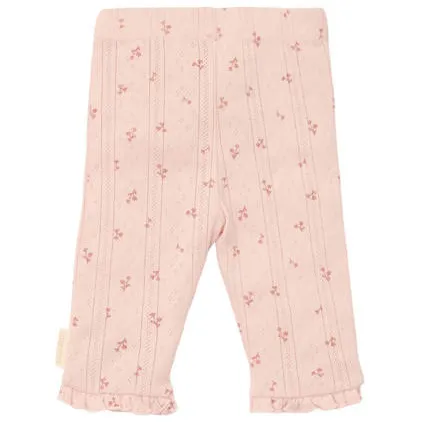 Little Dutch straight legging roze met bloemen, foto 4