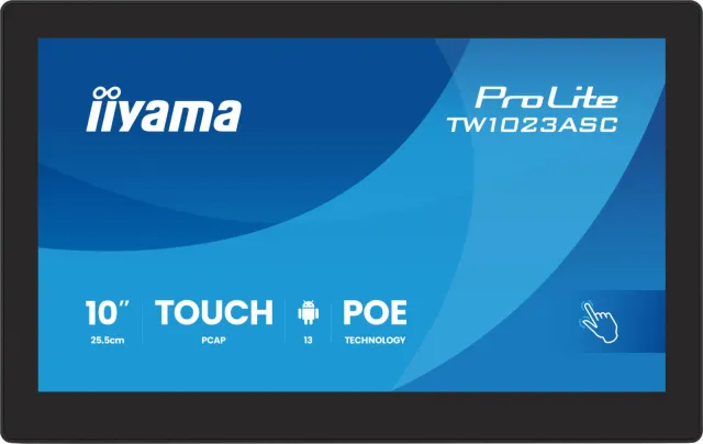Iiyama ProLite TW1023ASC-B3P touchscreen monitor zwart