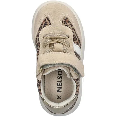 Nelson Kids suede sneakers beige panterprint, foto 3